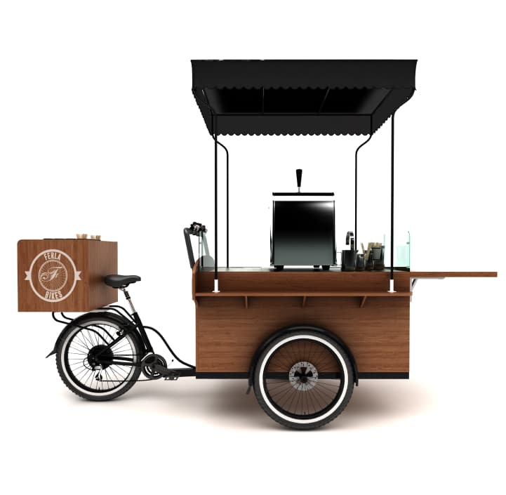 Ferla X Coffee Bike For Sale: All-In-One Mobile Motorized Coffee Tricycles