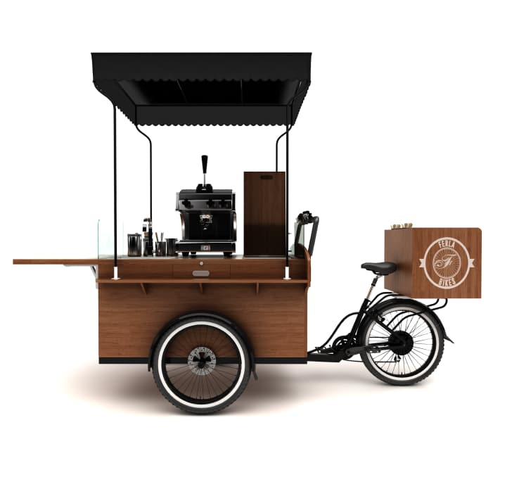 Ferla X Coffee Bike For Sale: All-In-One Mobile Motorized Coffee Tricycles