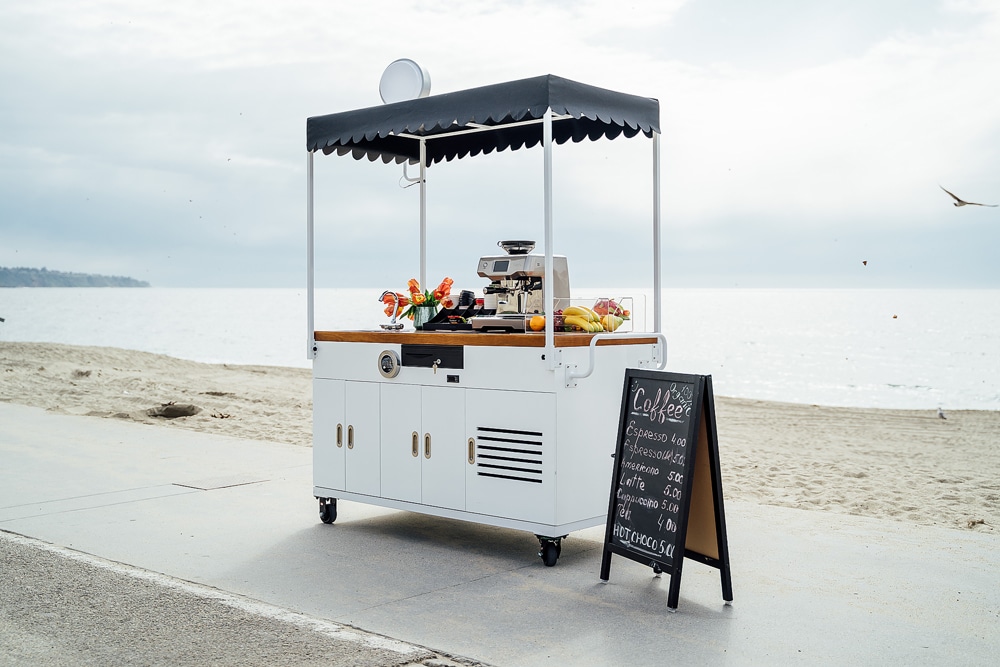 Espresso Machine Carts for Mobile Use