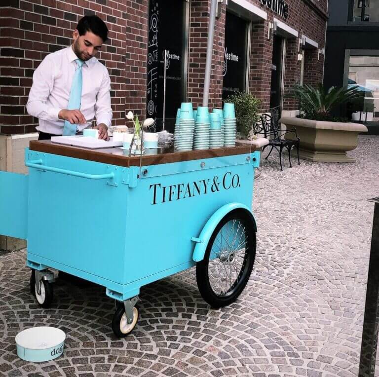 Tiffany & Co. Coffee CartTiffany Coffee Cart