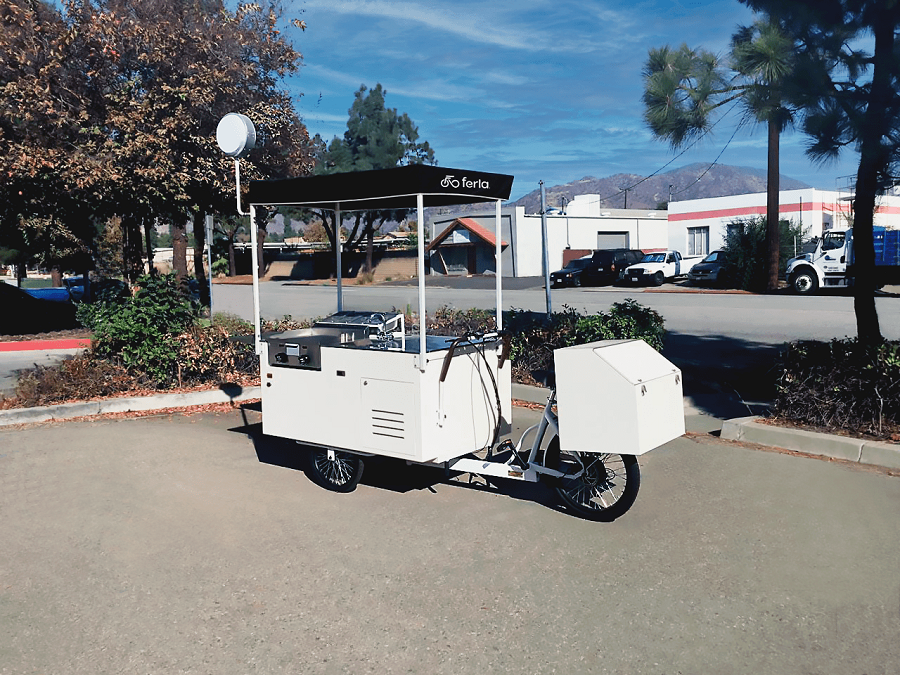 Hot-dog cart