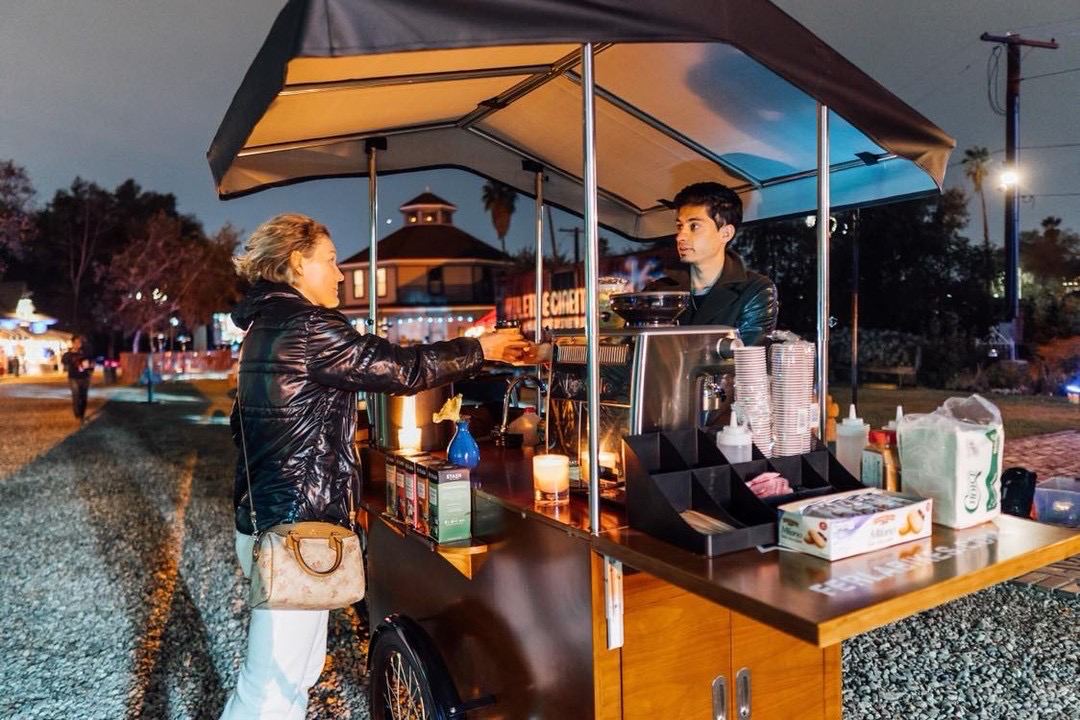 Mobile coffee cart business